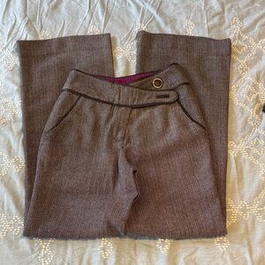 OSCAR Pants Women's Size 2 Acrylic Casual Dress Chevron Print